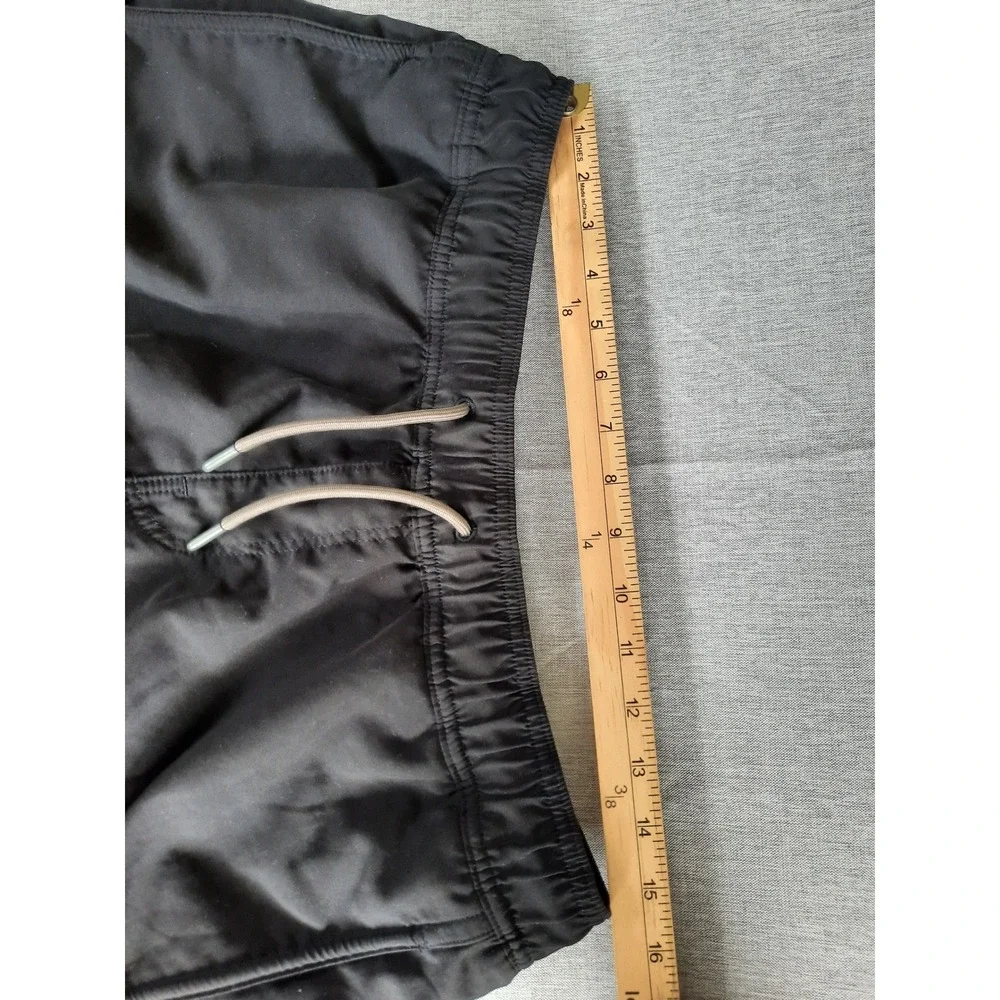 G-Star Raw Men Large Polyester Waistband Drawstring Sweat Black Athletic Short